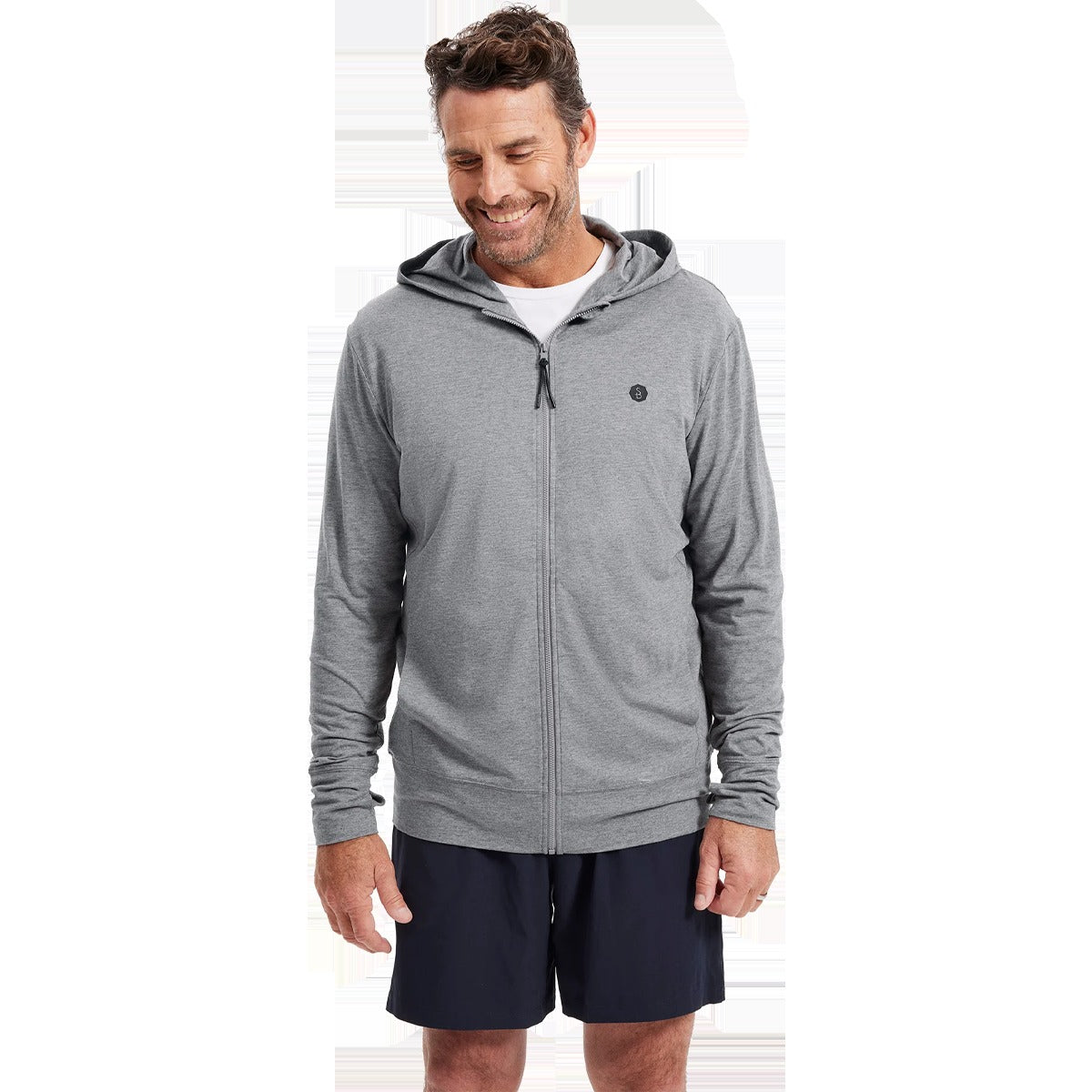 Men's Summer Essential Hooded Zip Top UPF 50+