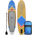 10'10" Woodgrain Voyager Inflatable SUP Package