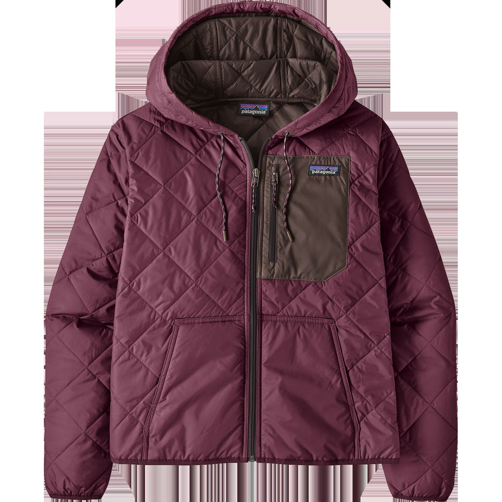 Women's Diamond Quilt Bomber Hoody