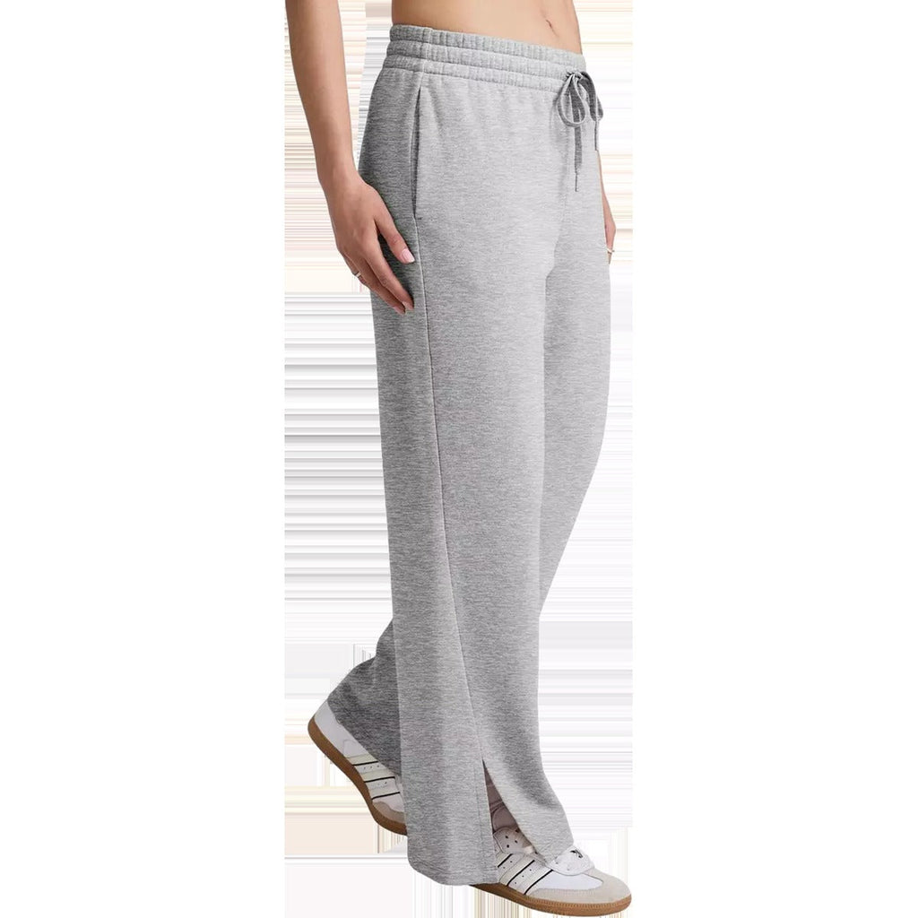 Women's LuxeFleece Slit Wide Leg Pant