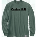 Men's Relaxed Fit Heavyweight Long-Sleeve Logo Graphic T-Shirt