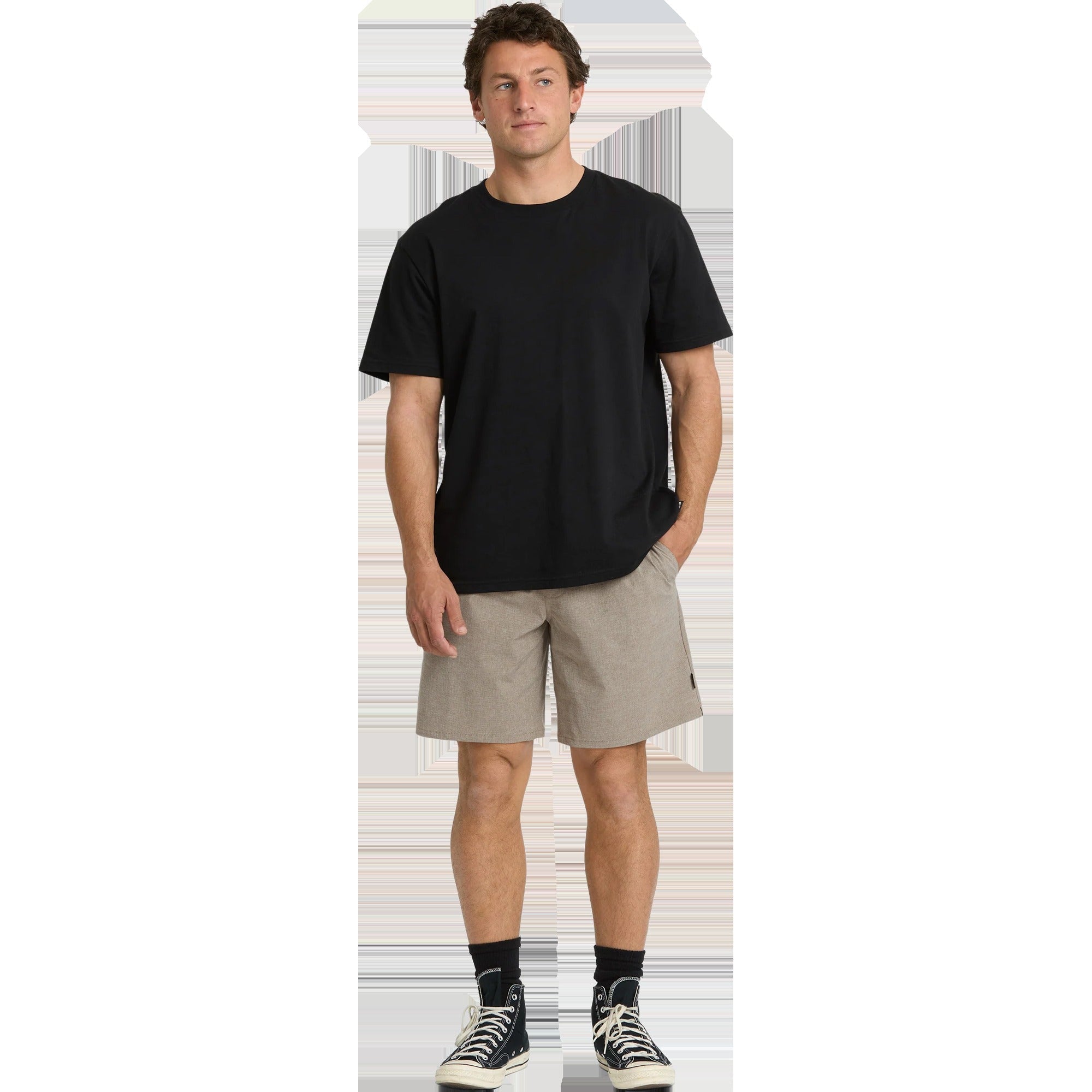 Men's Crossfire Elastic Wave Washed Shorts