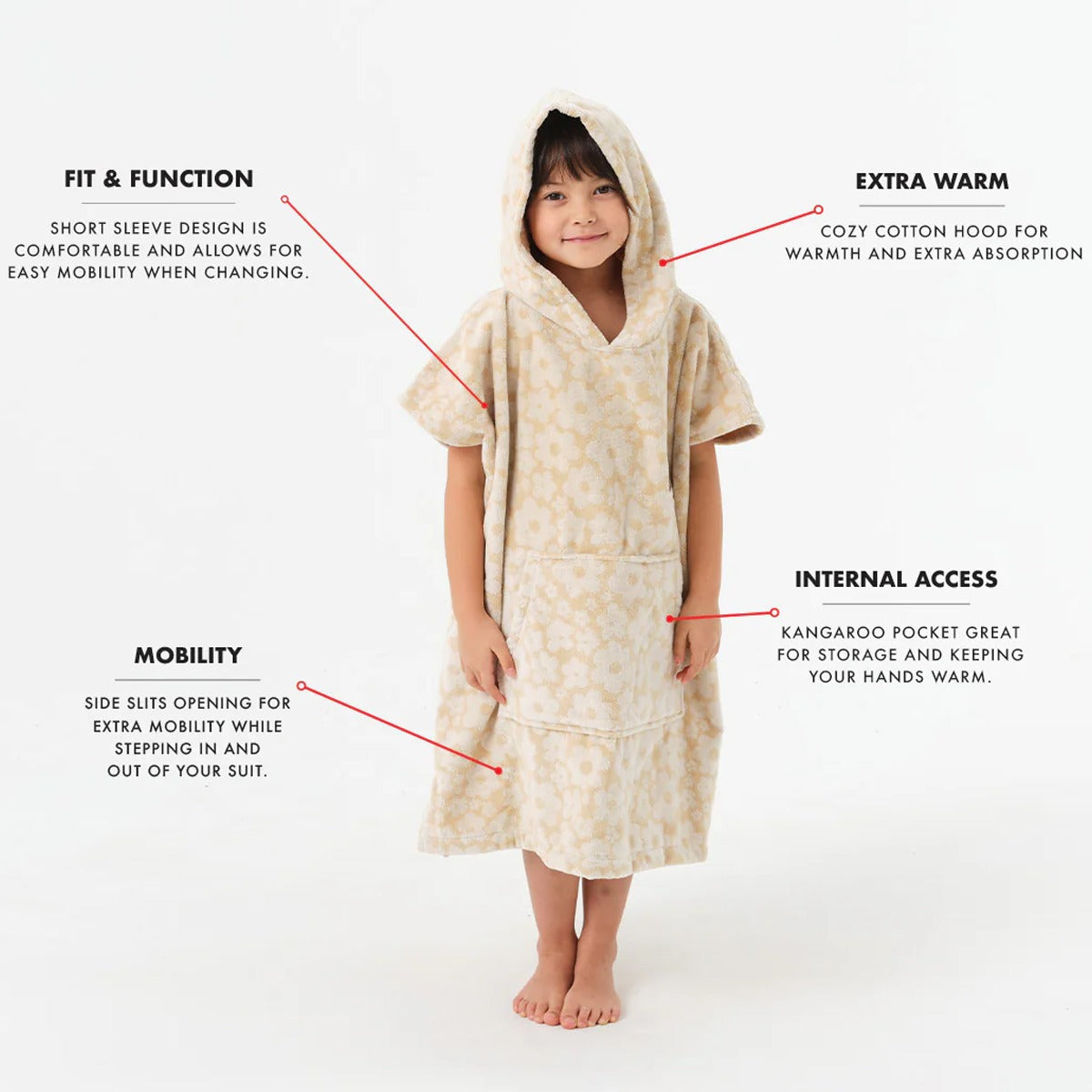Youth Everyday Fleece Poncho