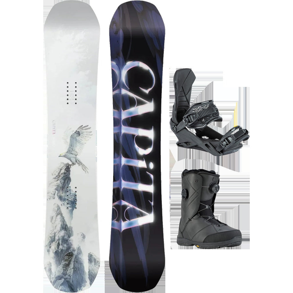 Capita Women's Birds Of A Feather Demo Snowboard Package