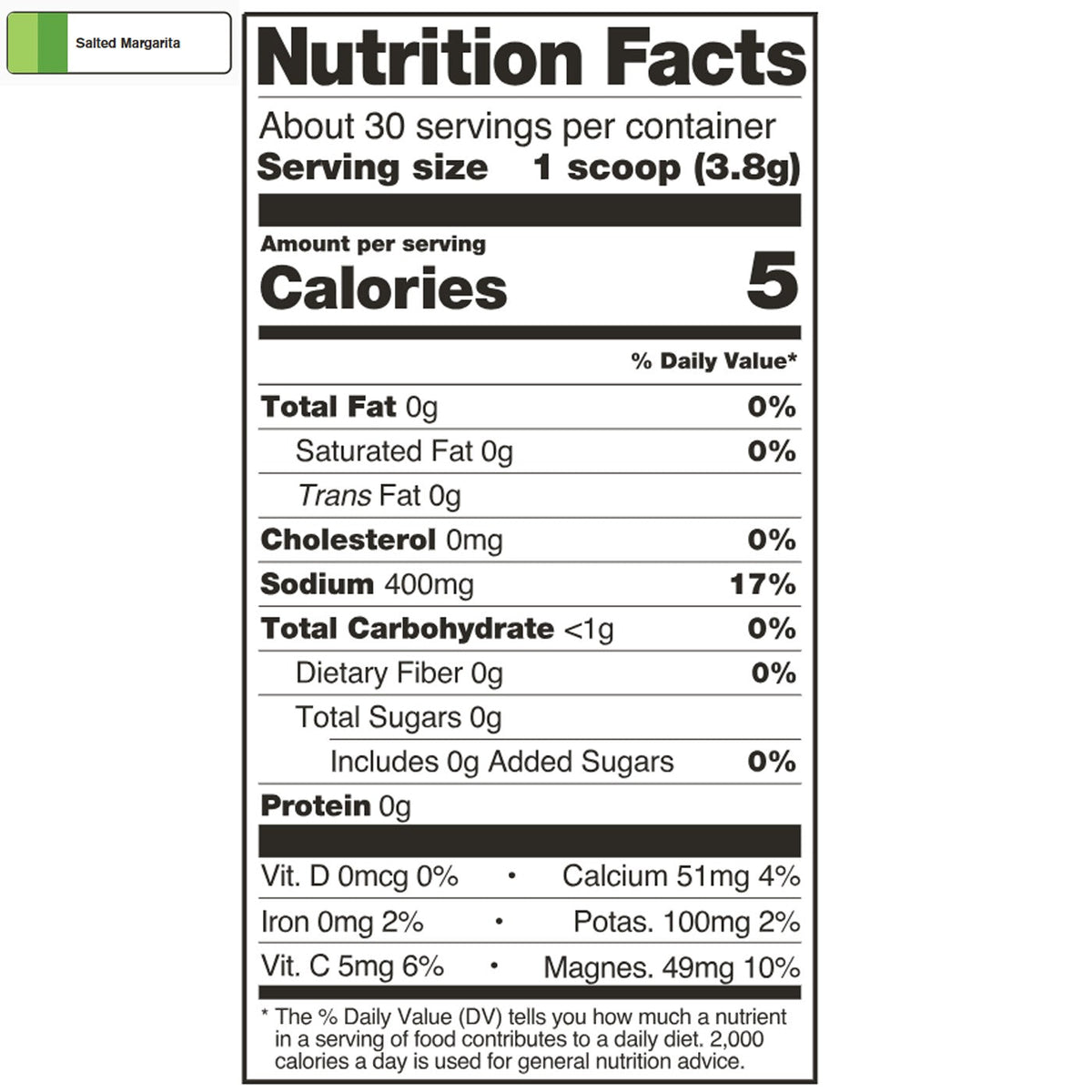 Unsweetened Hydration Sport Drink Mix (30 Servings)