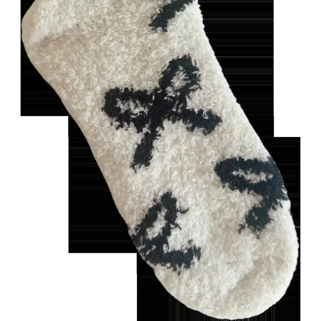 Local Beach Bow Cozy Socks