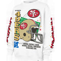 Women's 49ers Historic Thunderous Oversized Crew