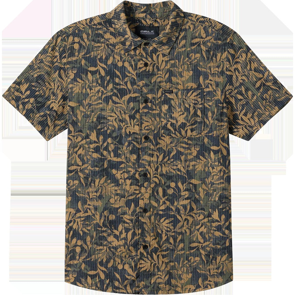 Men's TRVLR Perforated Printed Standard Short Sleeve