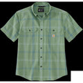 Men's Midweight Short Sleeve Plaid Shirt
