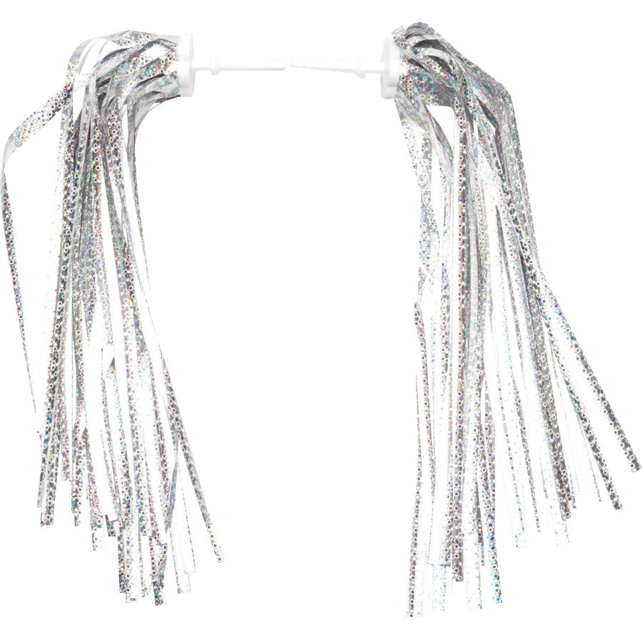 Kid's Bike Streamers - Silver/Platinum
