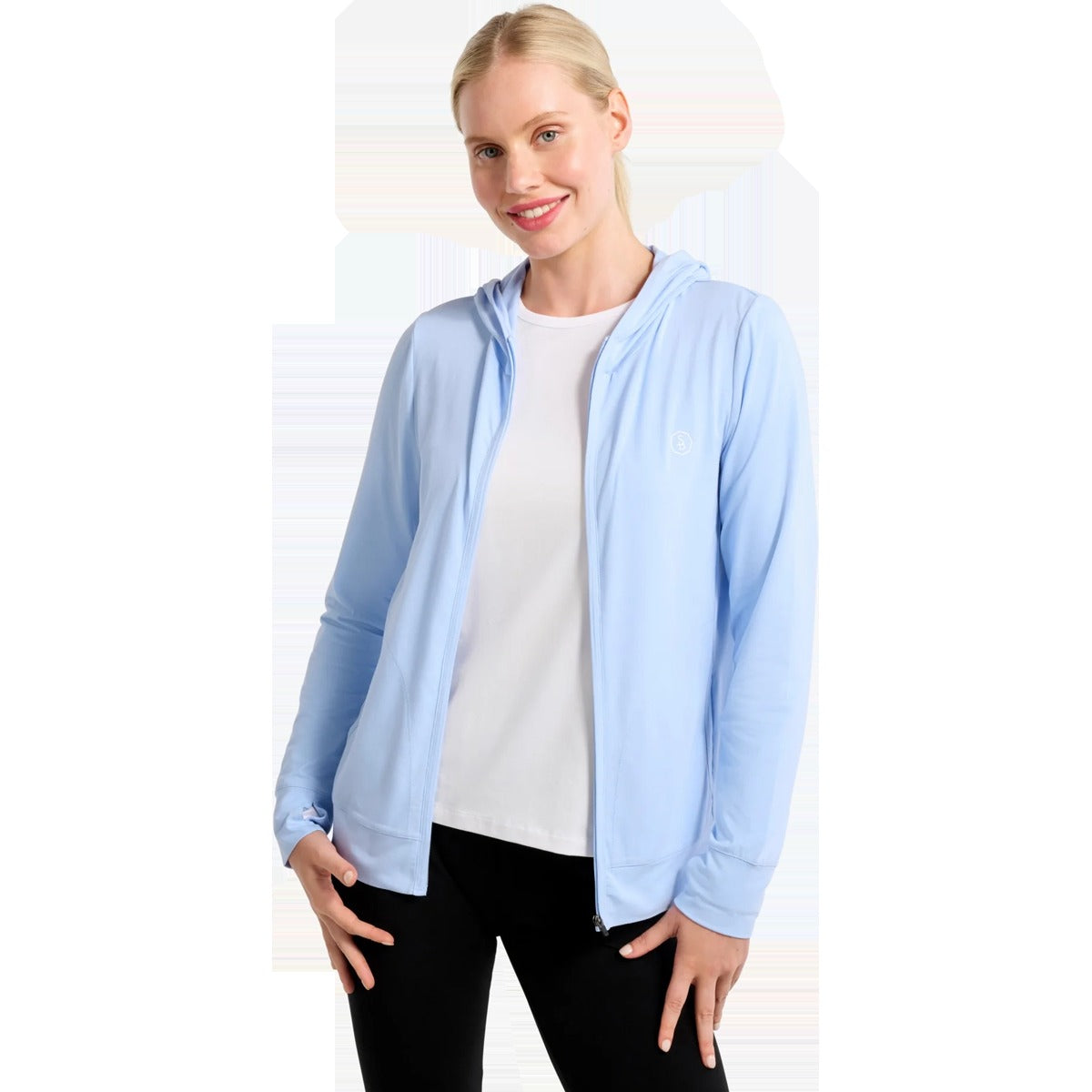 Women's Luxe Hooded Full Zip Top UPF 50+
