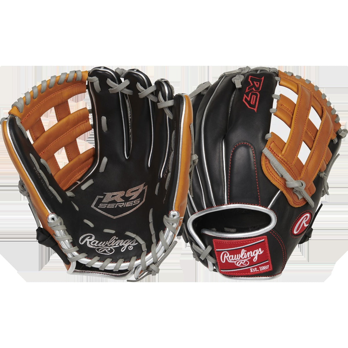 R9 ContoUR Outfield - 12" Pro H-Web Left Hand Throw