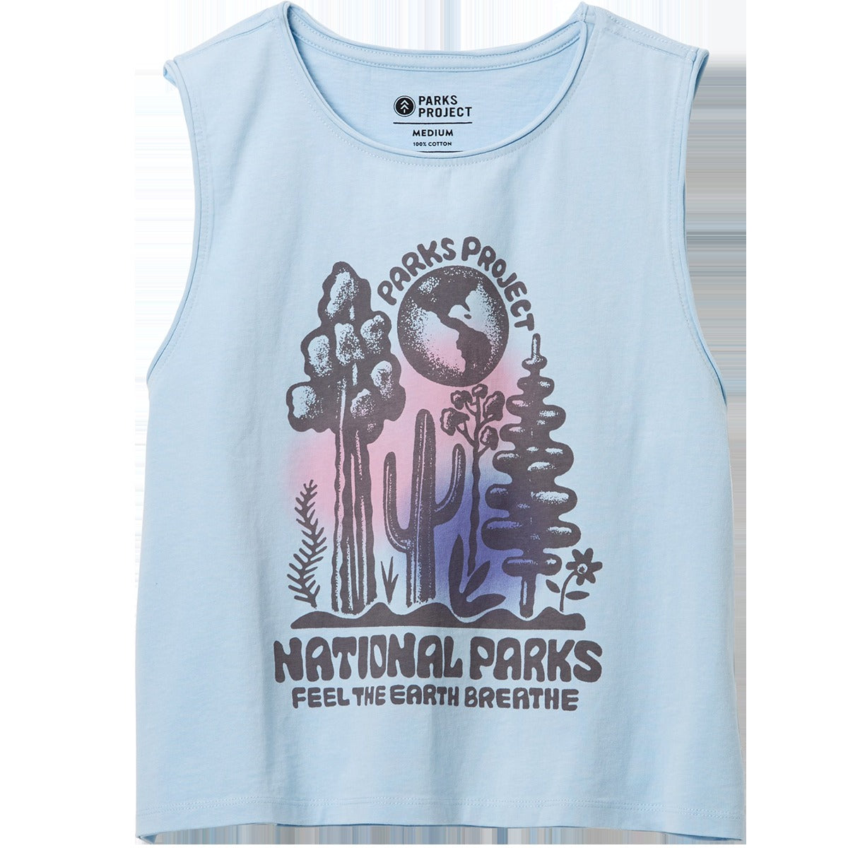 Women's Feel the Earth Breathe Stamped Tank