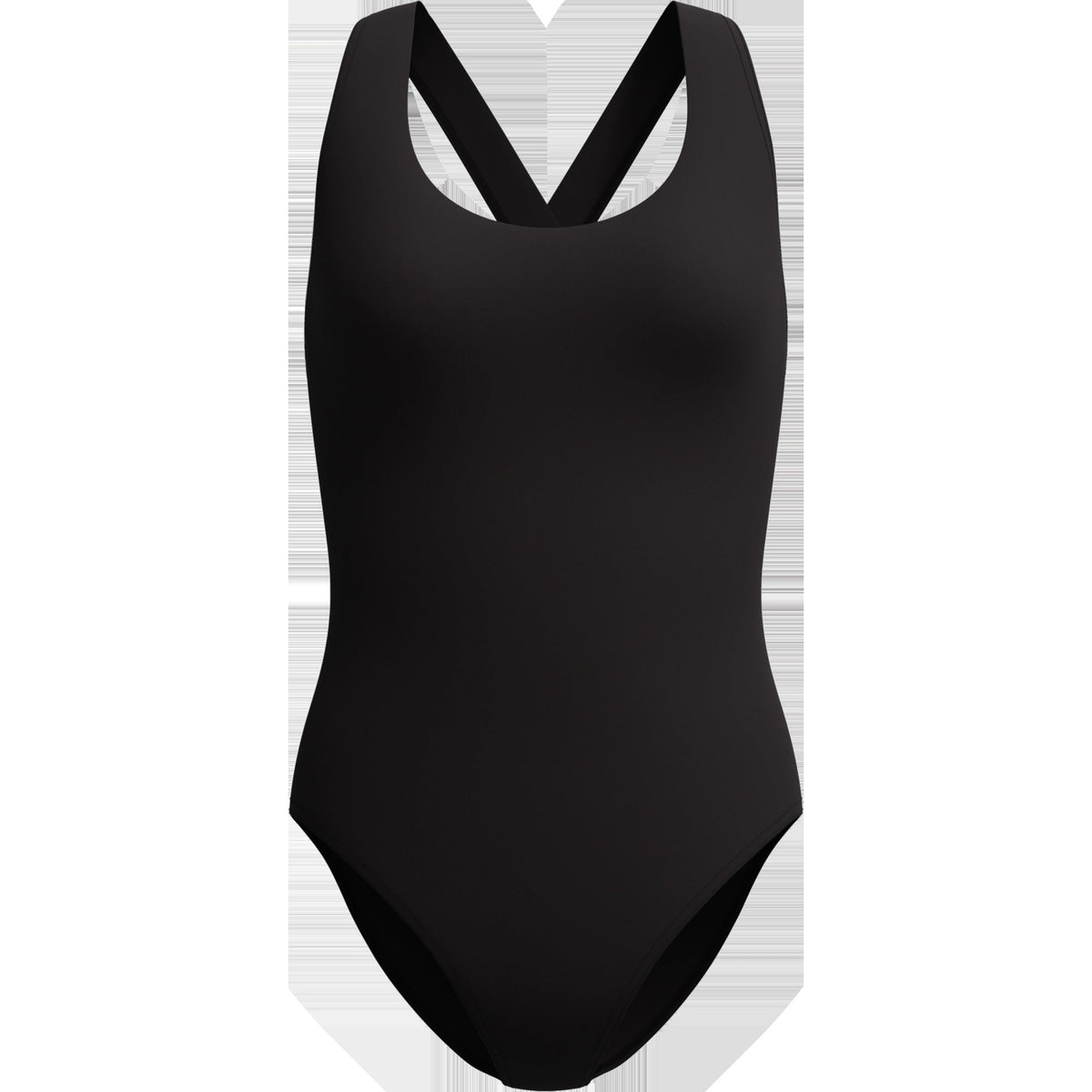 Women's Solid Scoop Neck One Piece
