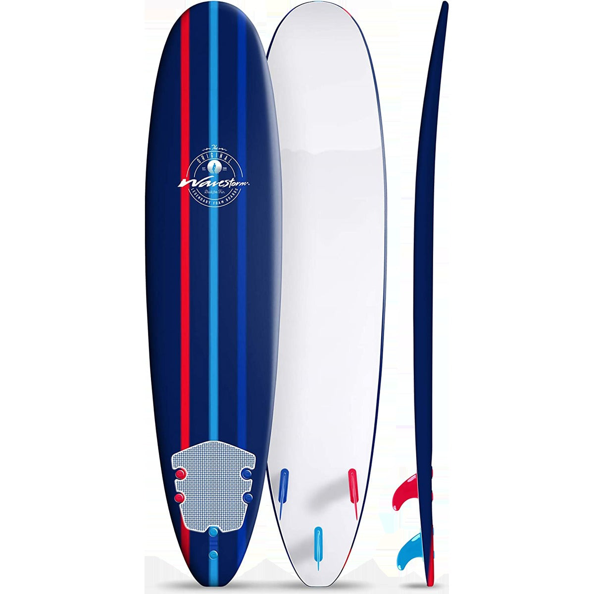Wavestorm 8'0 Classic Surfboard with Leash