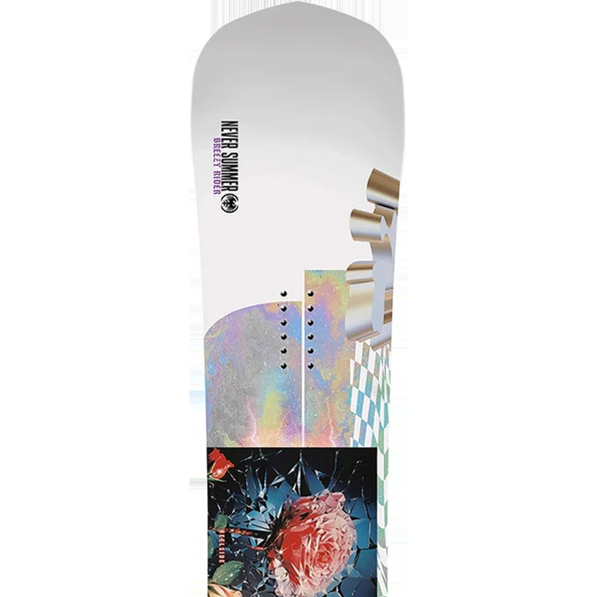 Never Summer Women's Breezy Rider Demo Snowboard Package