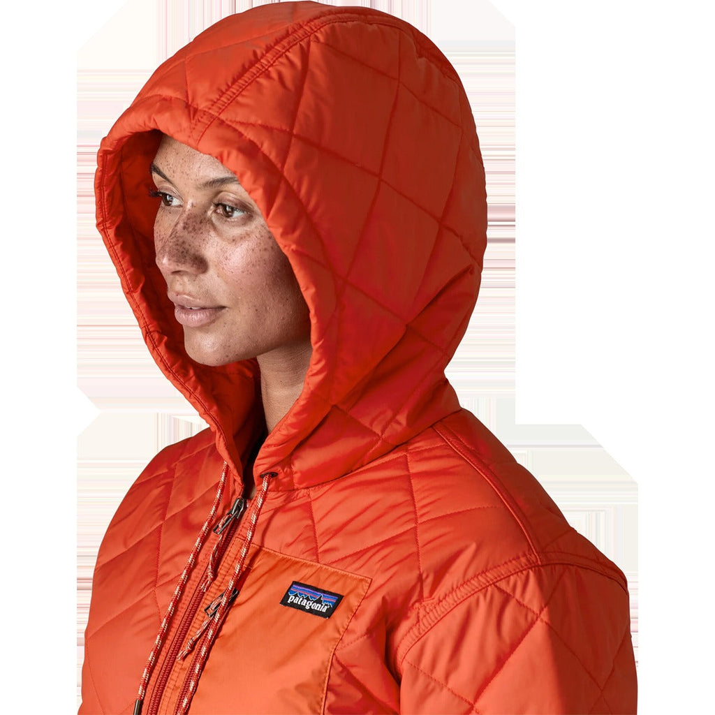 Women's Diamond Quilt Bomber Hoody