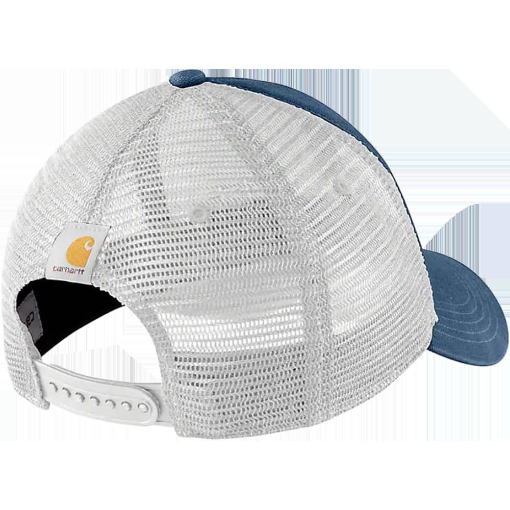 Canvas Mesh Back-Logo Cap