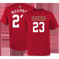 Youth 49ers Mainliner Name & Number Tee - McCaffrey