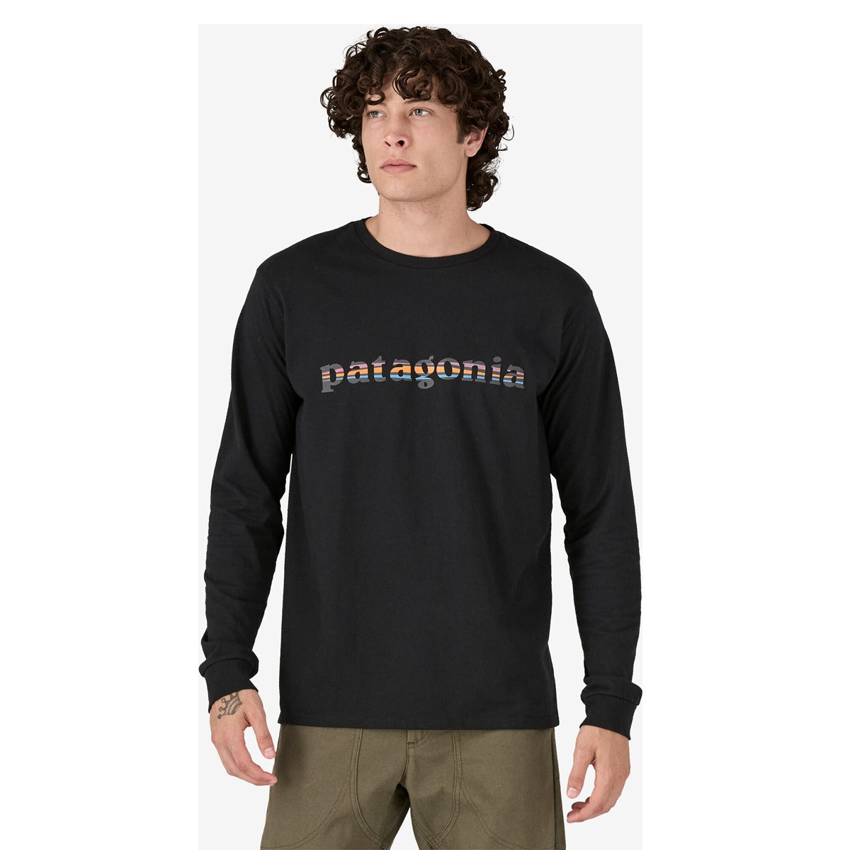 Men's 73 Text Logo Long Sleeve Responsibili-Tee