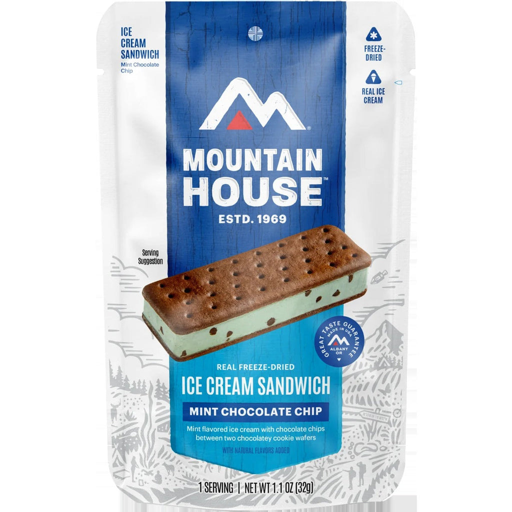 Mint Chocolate Chip Ice Cream Sandwich (1 Serving)