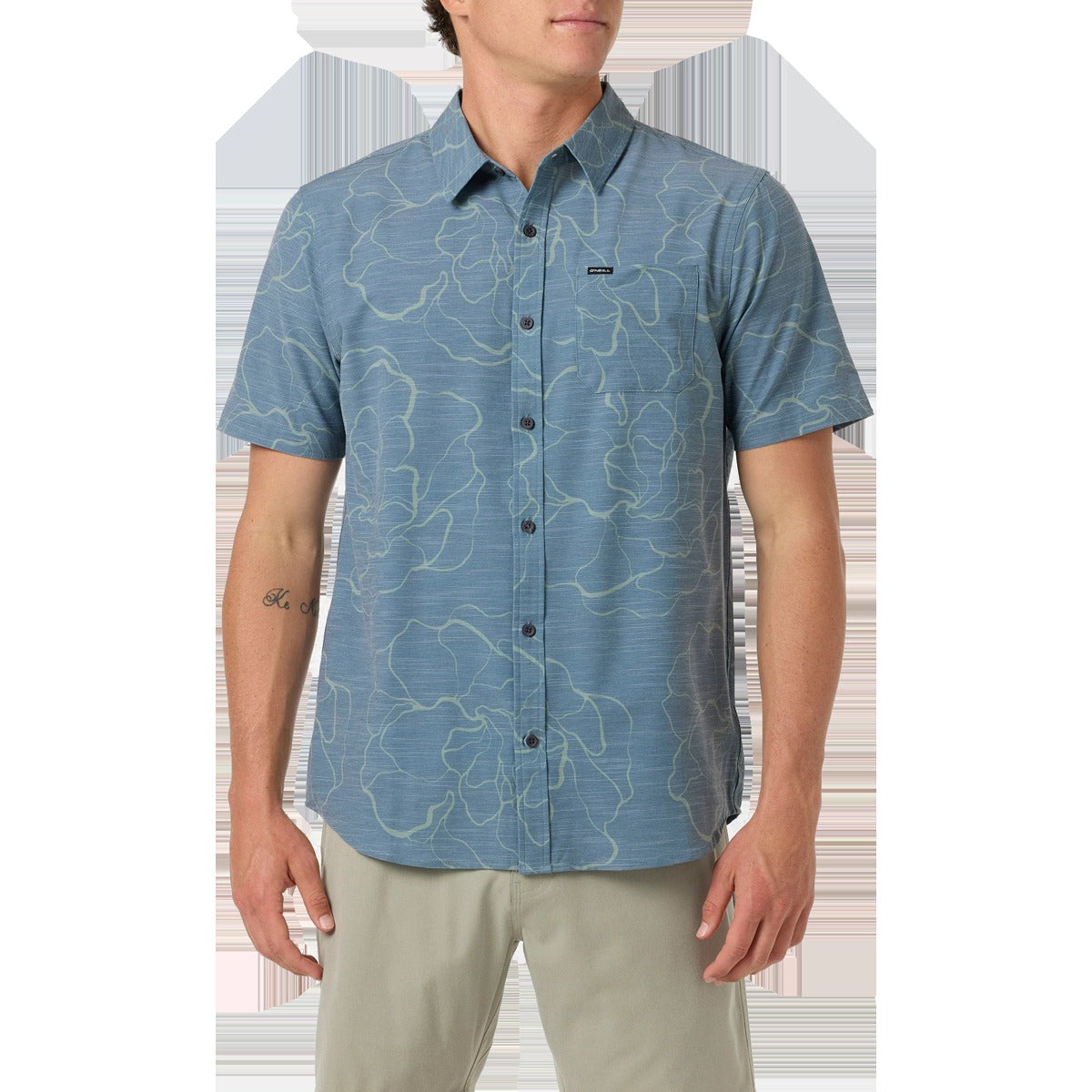 Men's UPF Slub Relaxed Fit Short Sleeve