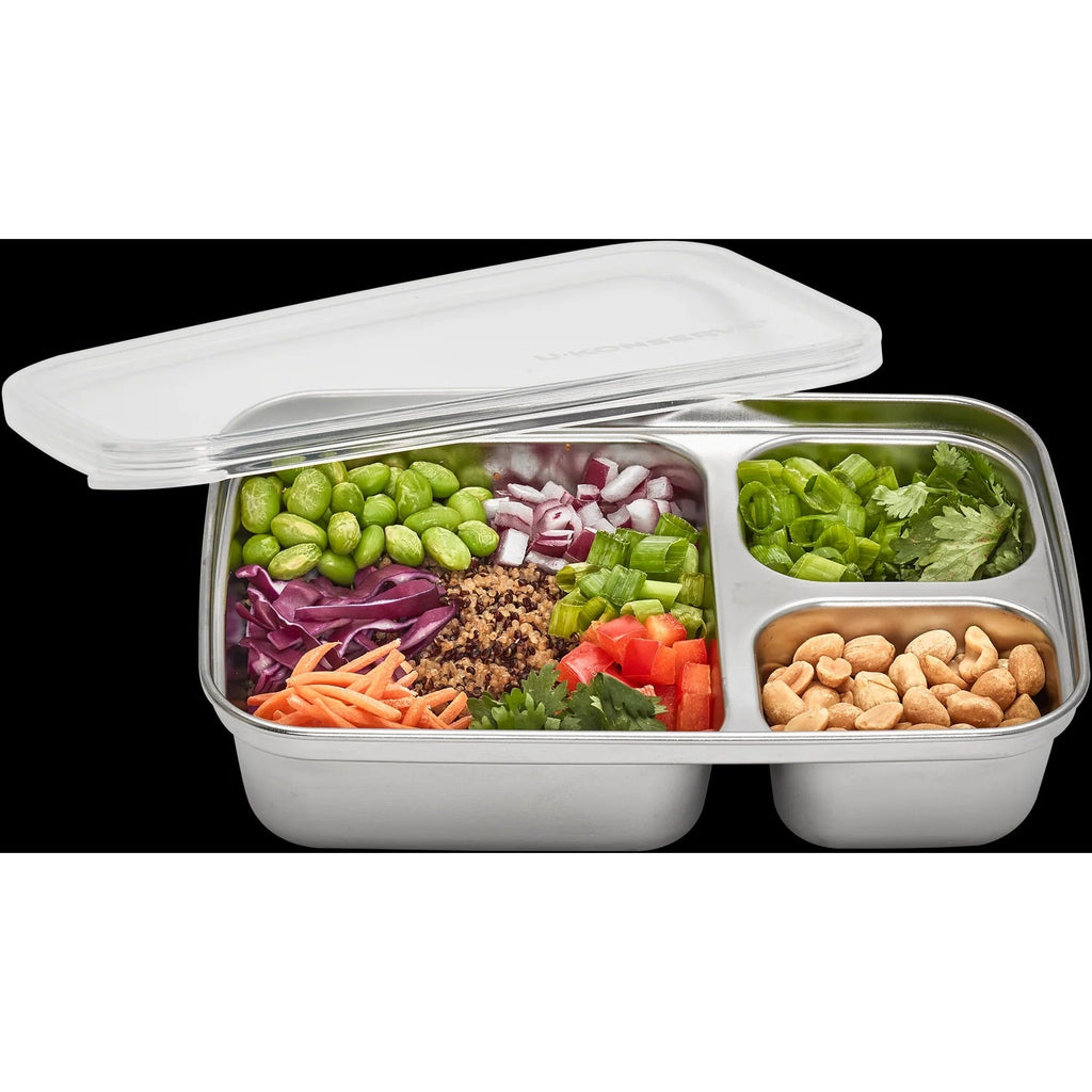 3-Compartment Divided Rectangle 24oz