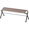 Gray Folding Bench
