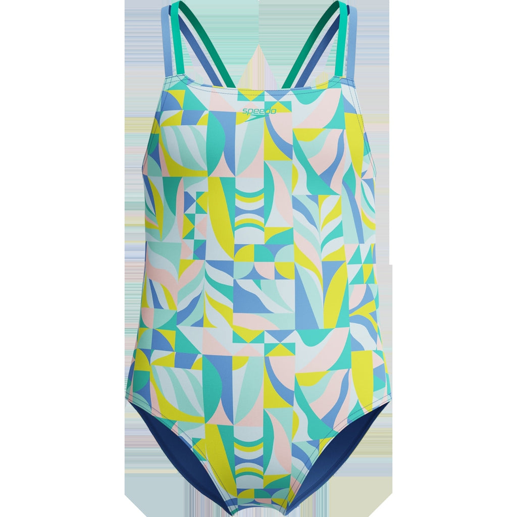 Youth Print Strappy One Piece