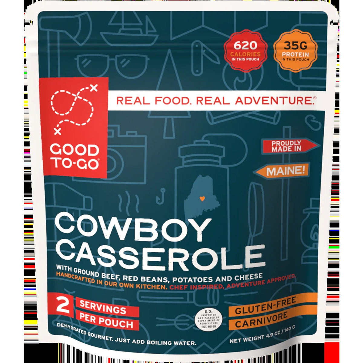 Cowboy Casserole Beef & Potatoes (2 Servings)