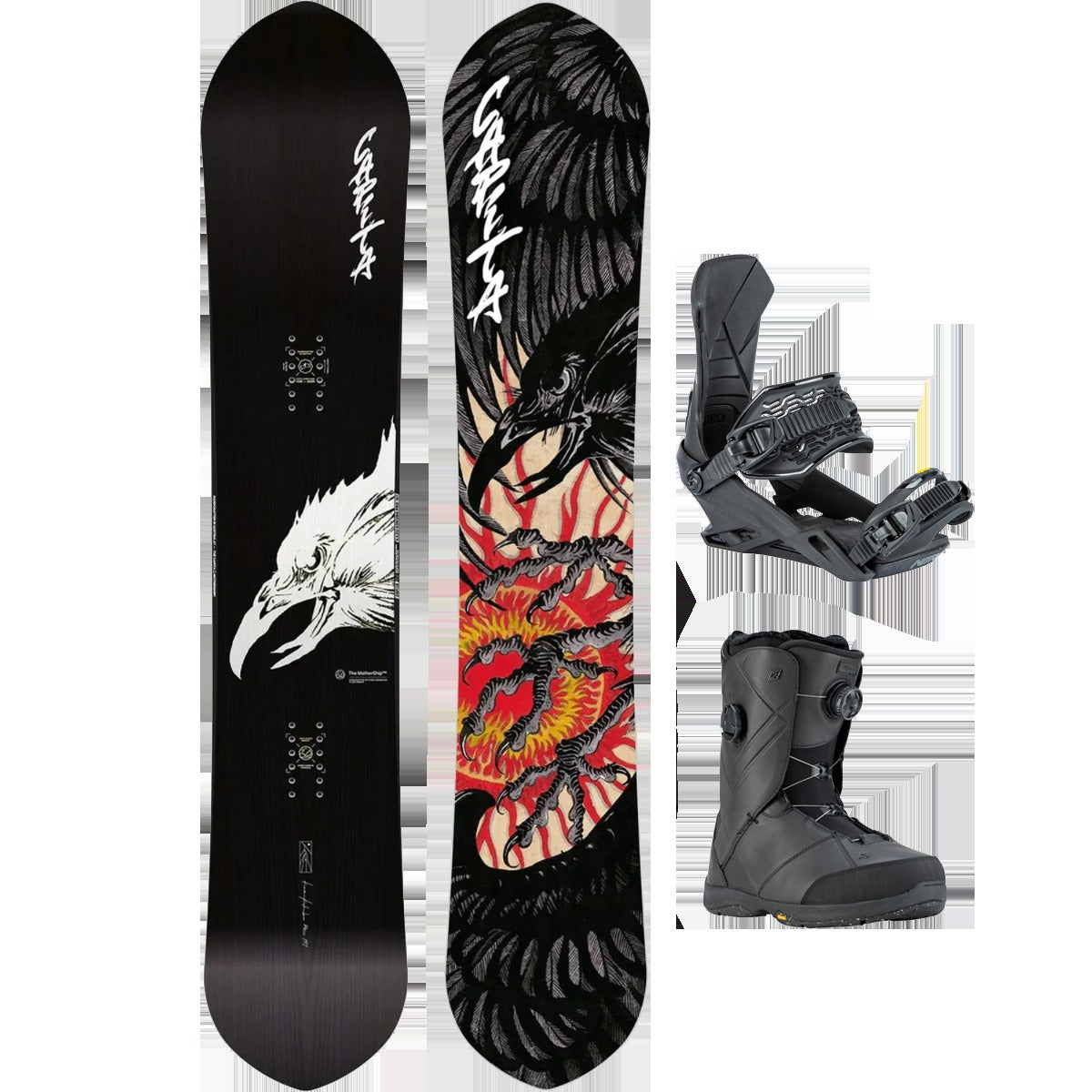 Capita Kazu Kokubo Pro Demo Snowboard Package