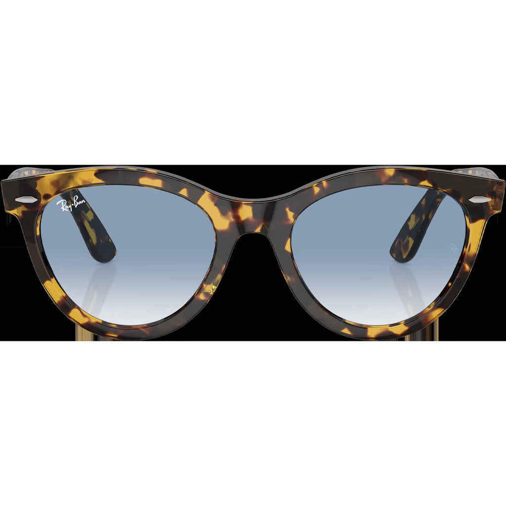 Wayfarer Way - Polished Yellow Havana/Clear & Blue