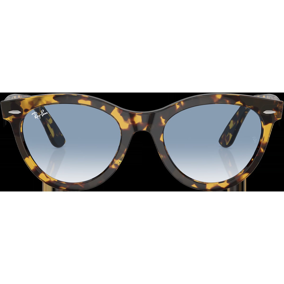 Wayfarer Way - Polished Yellow Havana/Clear & Blue