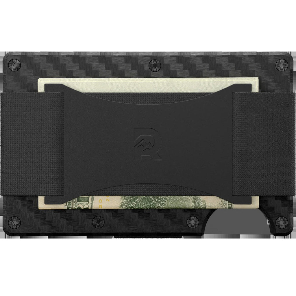 Carbon Fiber Wallet with Cash Strap