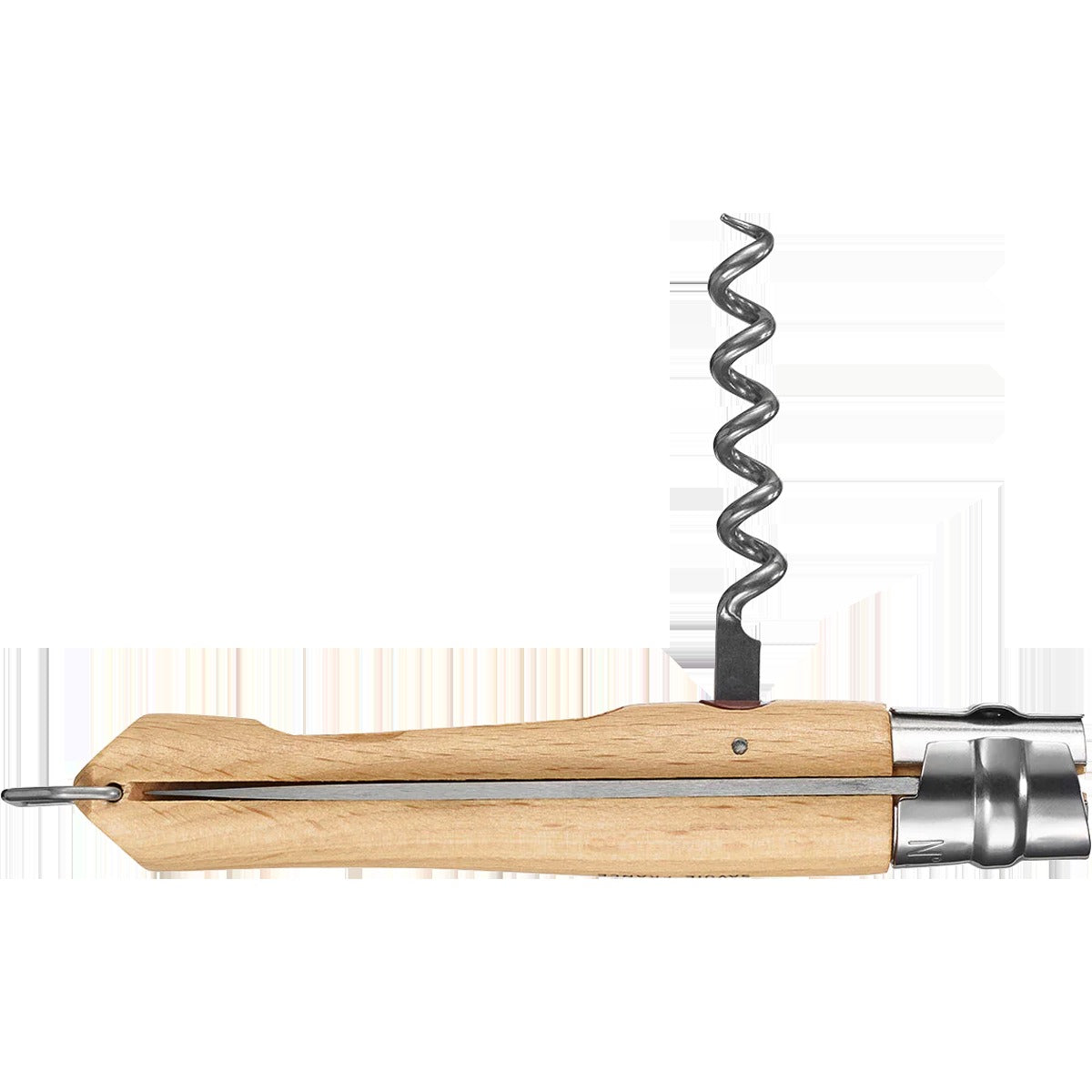 No.10 Corkscrew Stainless Steel Folding Knife with Bottle Opener