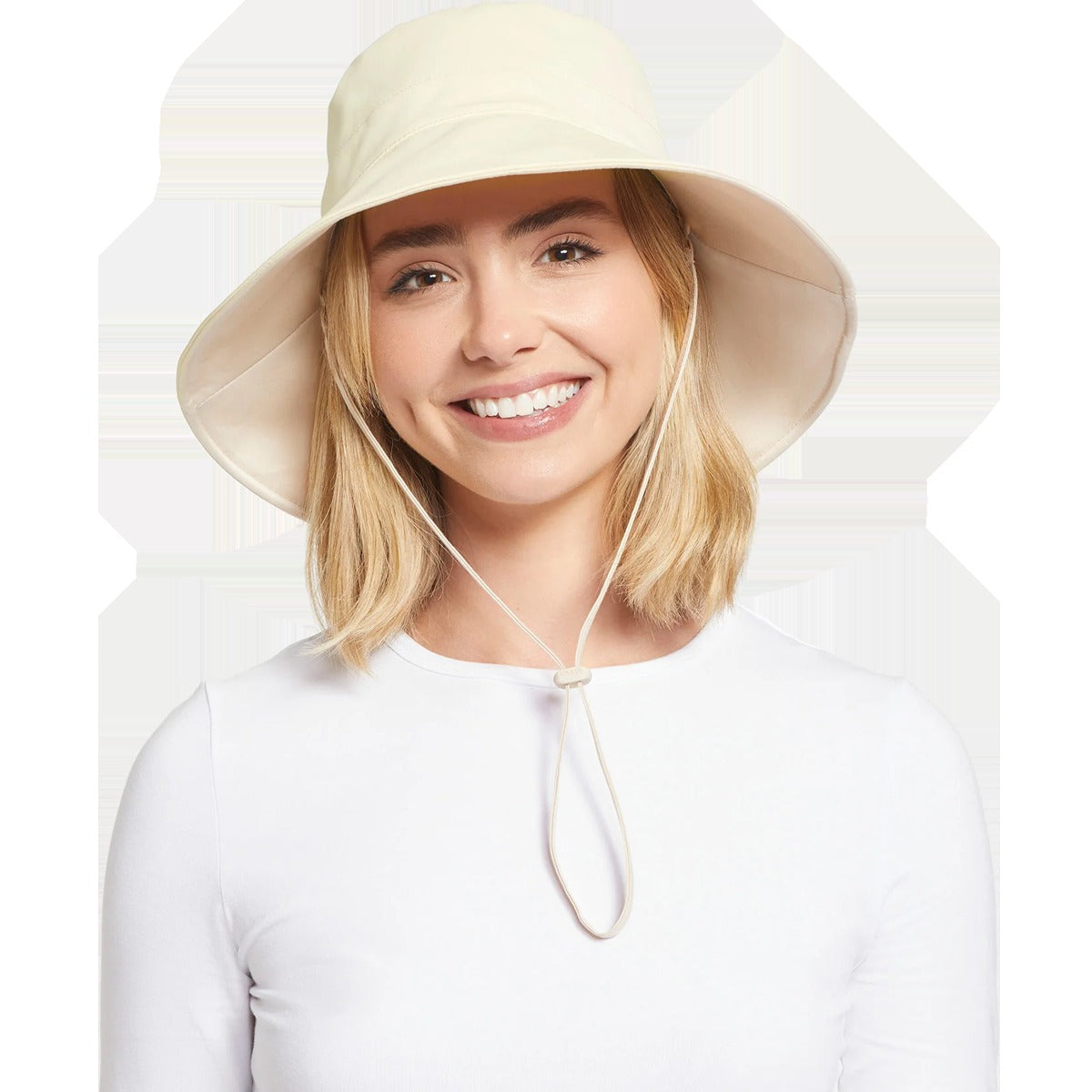 Women's Wide Brim Beach Hat UPF 50+