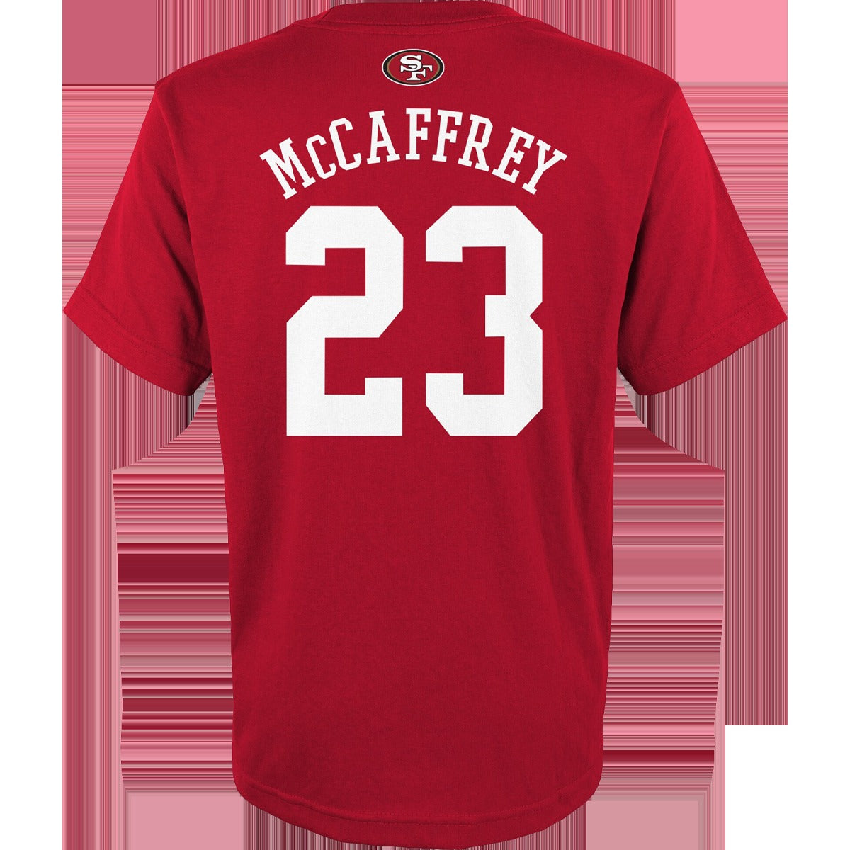 Youth 49ers Mainliner Name & Number Tee - McCaffrey