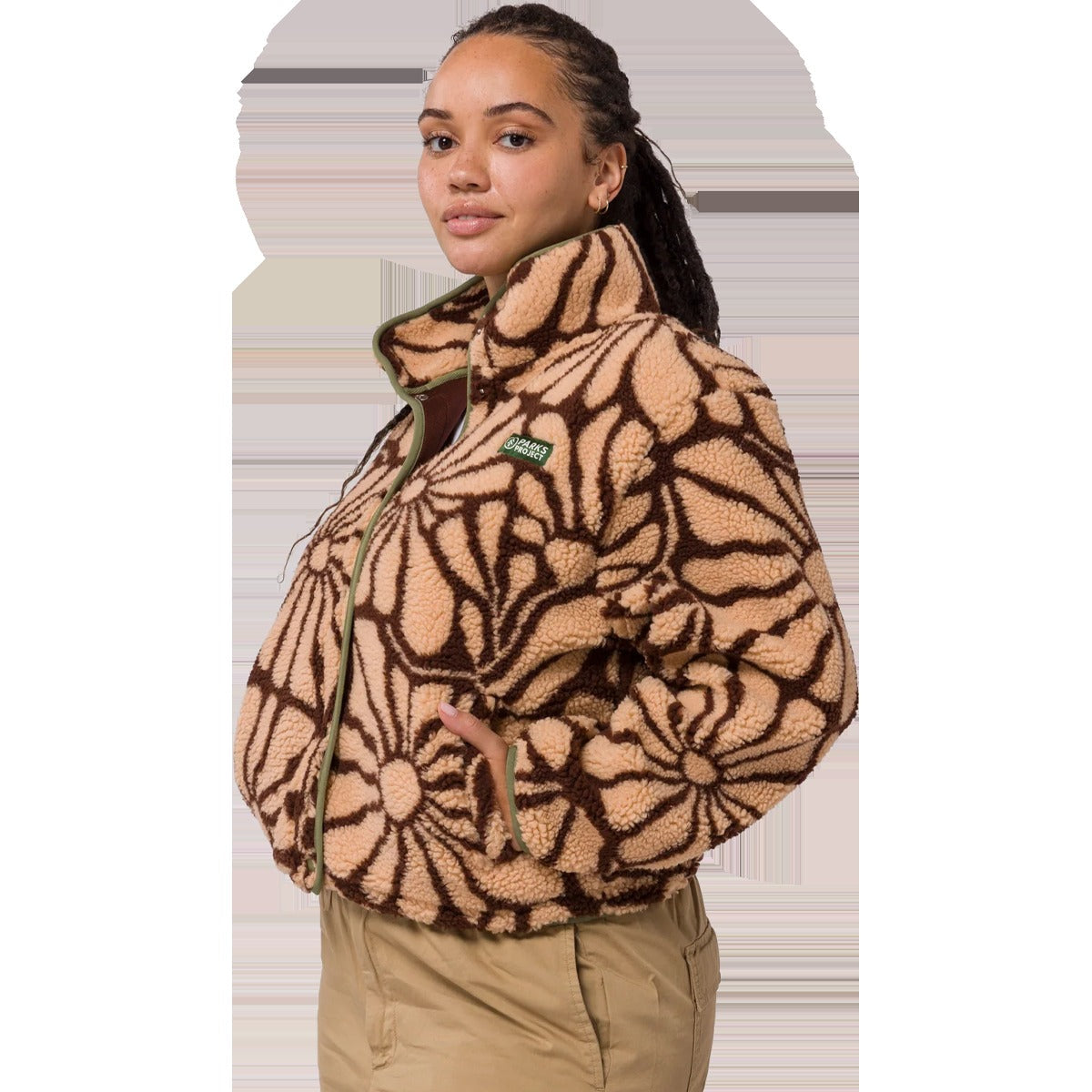 Women's Desert Wildflowers Fleece Jacket
