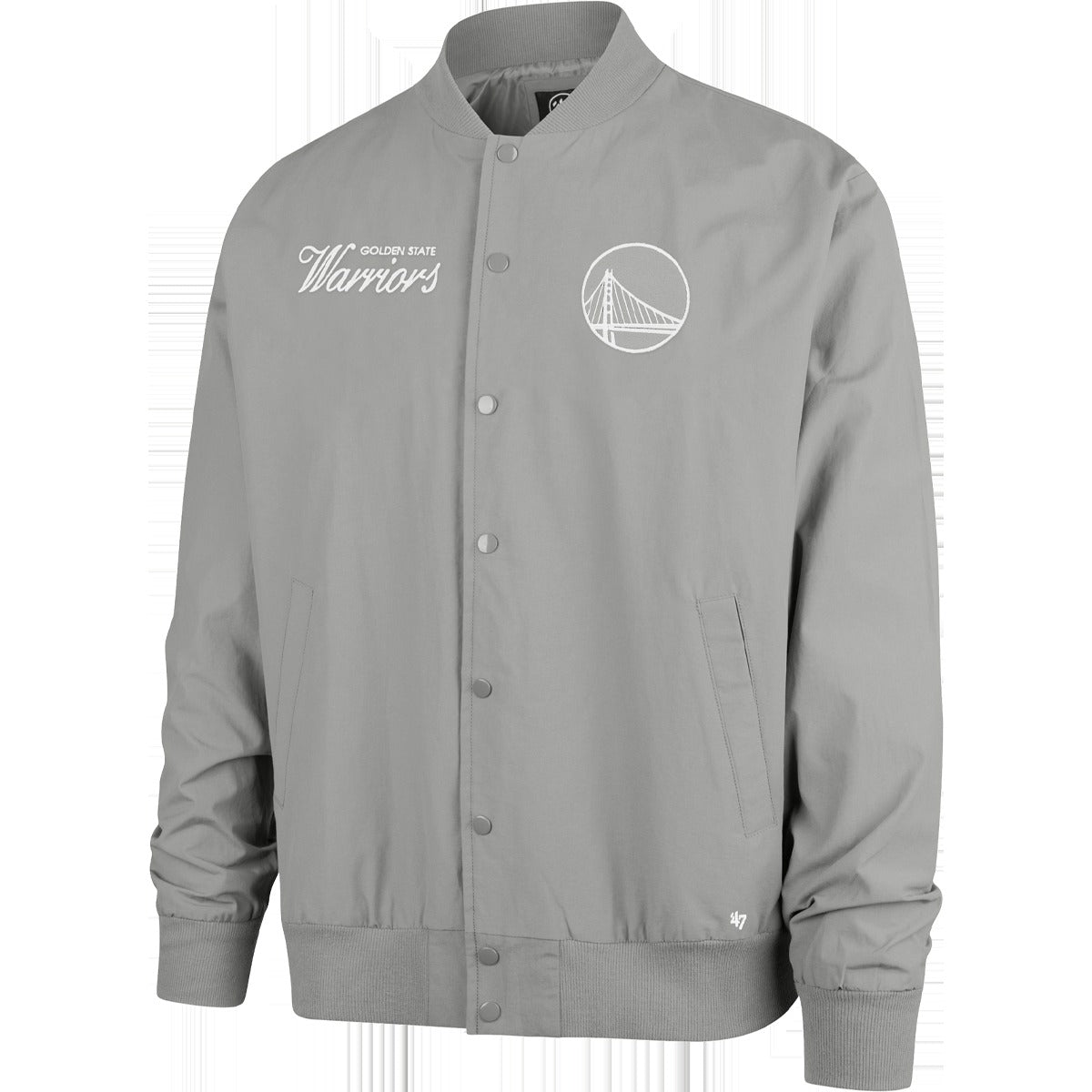 Men's Warriors Euro Step Twill Bomber