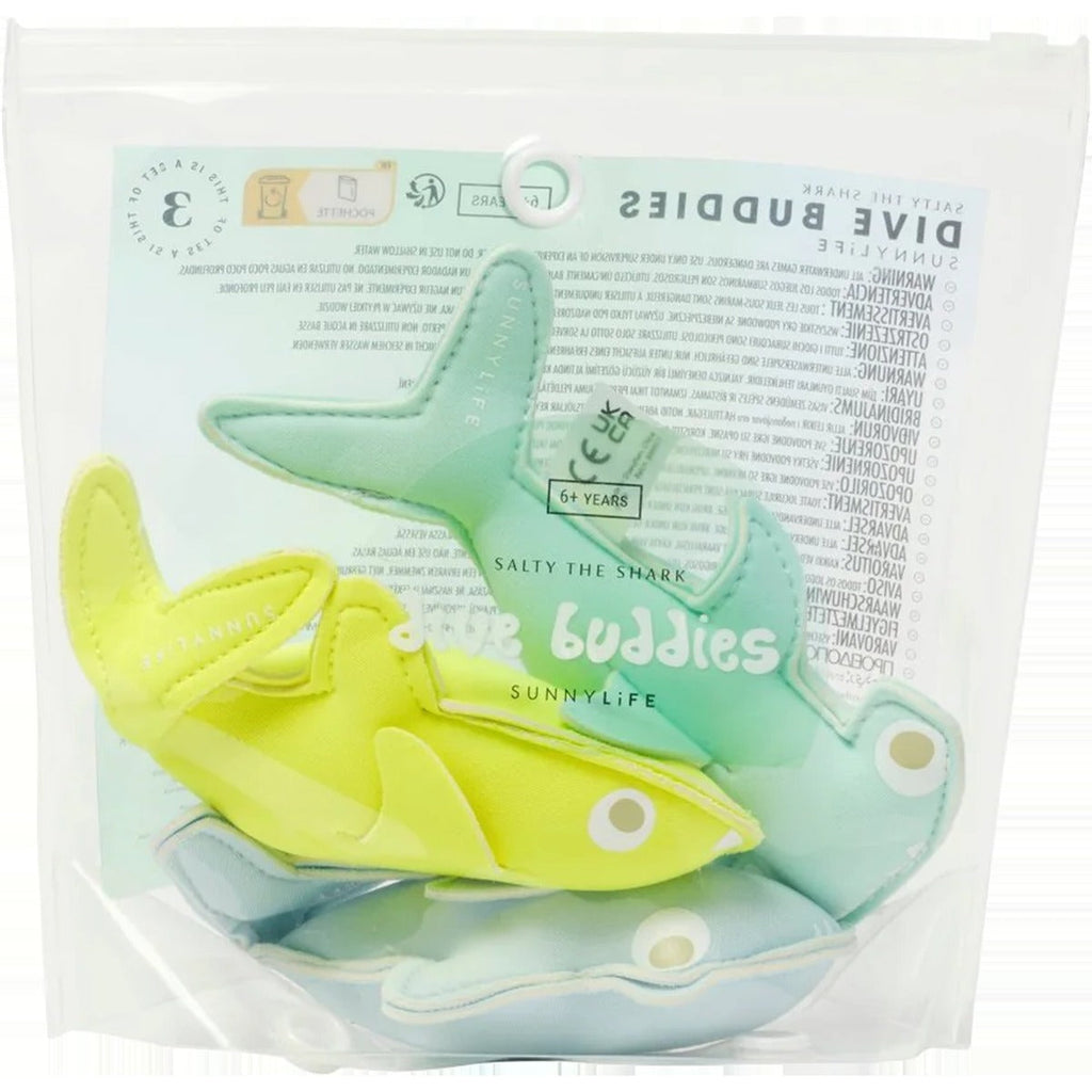 Dive Buddies Salty the Shark Set of 3