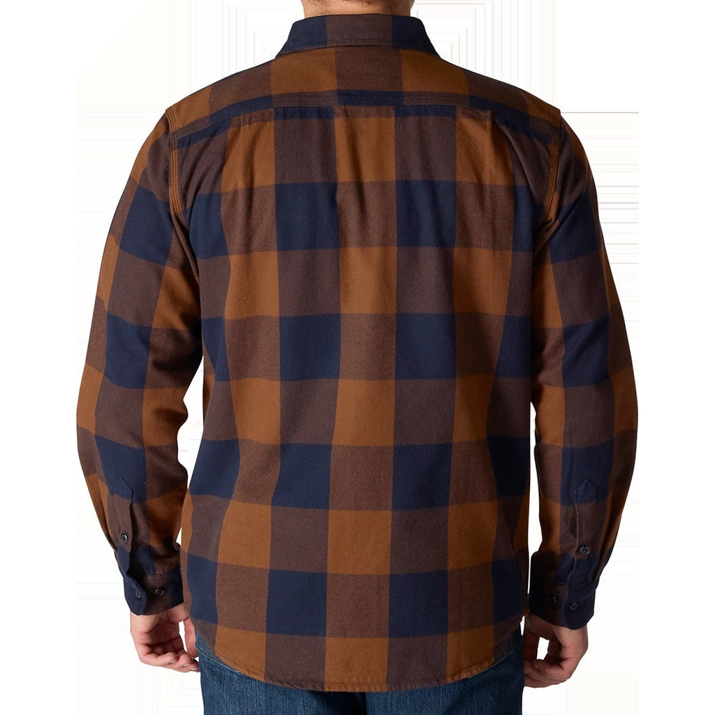 Men's Heavyweight Flannel Long Sleeve Plaid Shirt