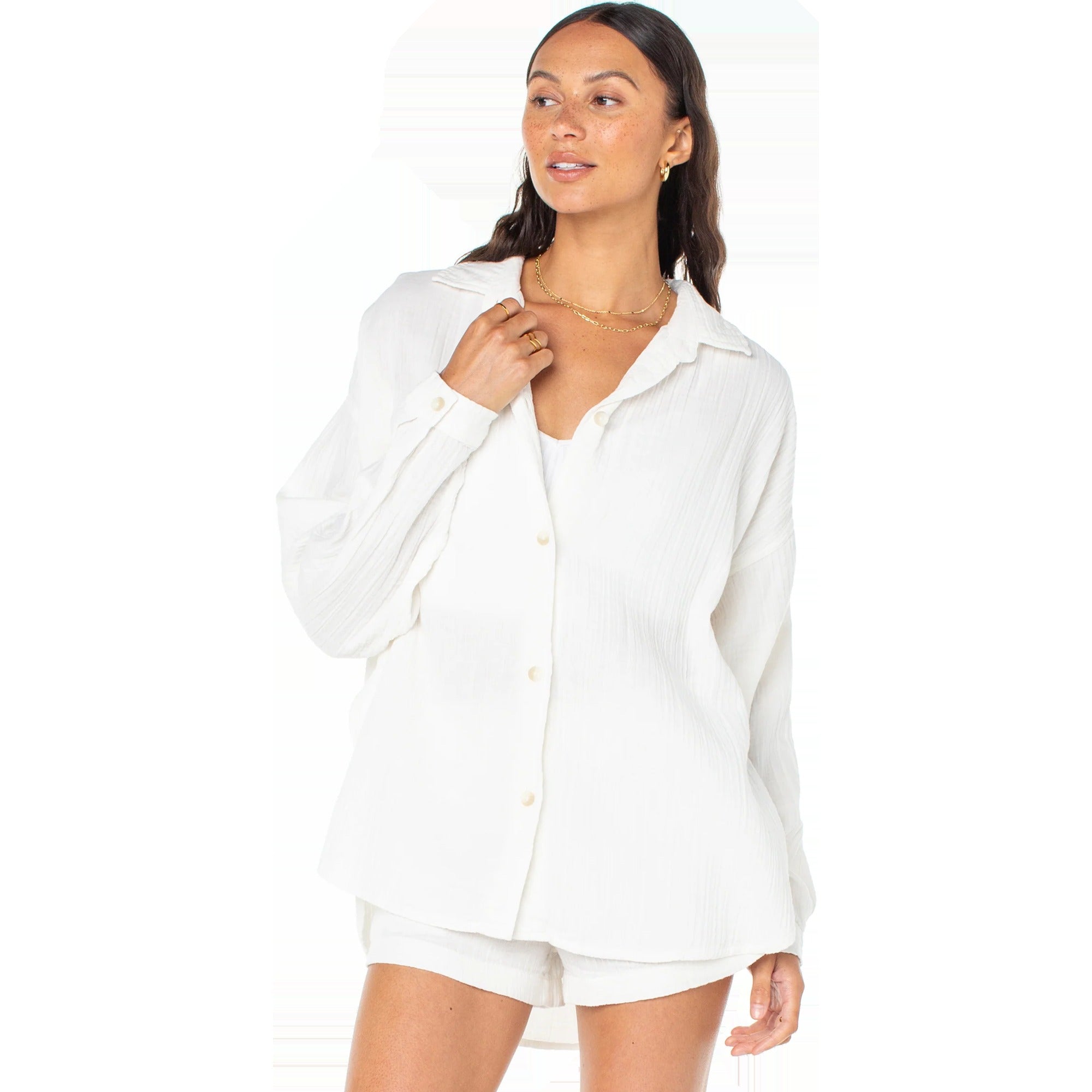 Women's Morning Time Button Up