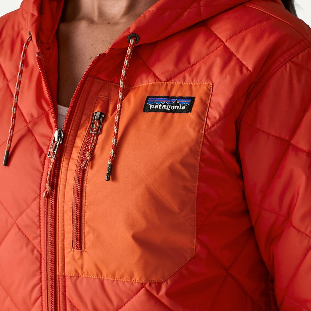 Women's Diamond Quilt Bomber Hoody