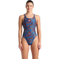 Women's Micro Floral Tech Back One Piece