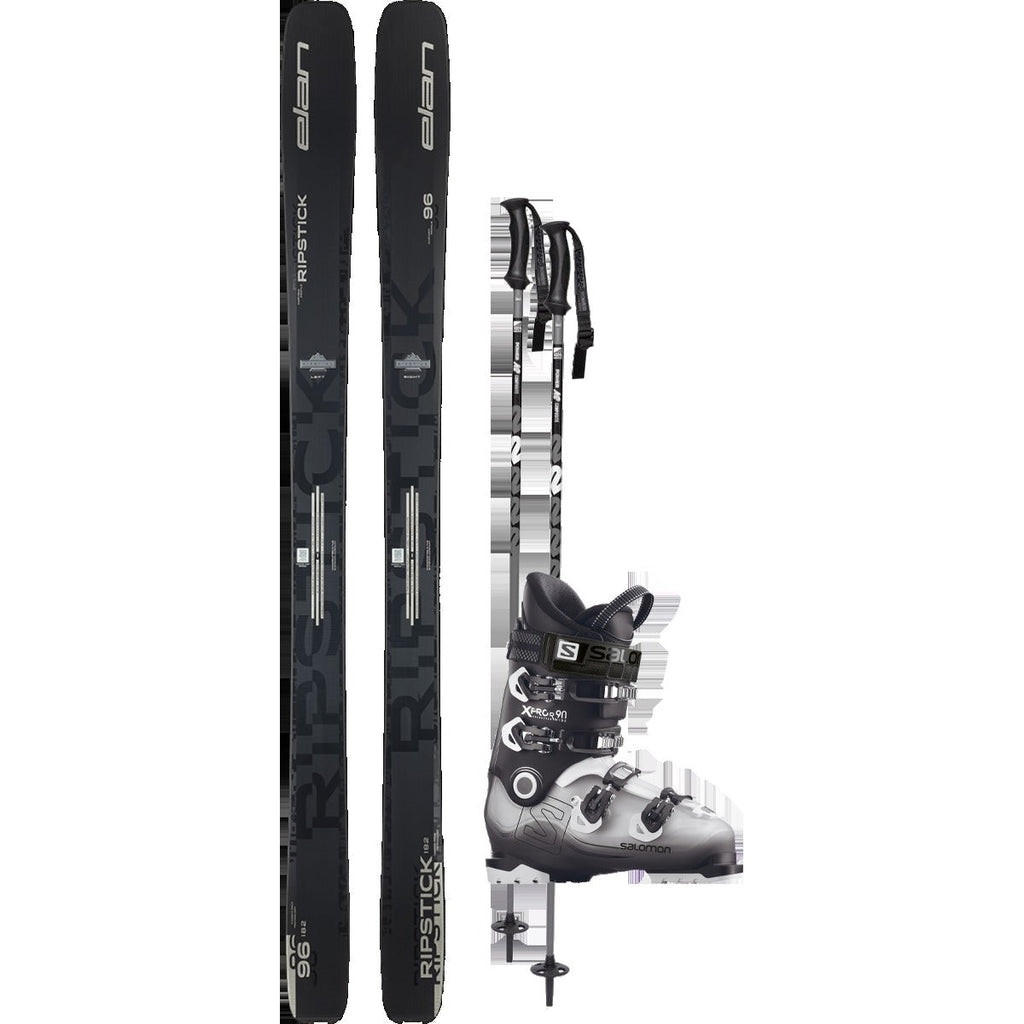 Elan Ripstick 96 Black Edition Demo Ski Package