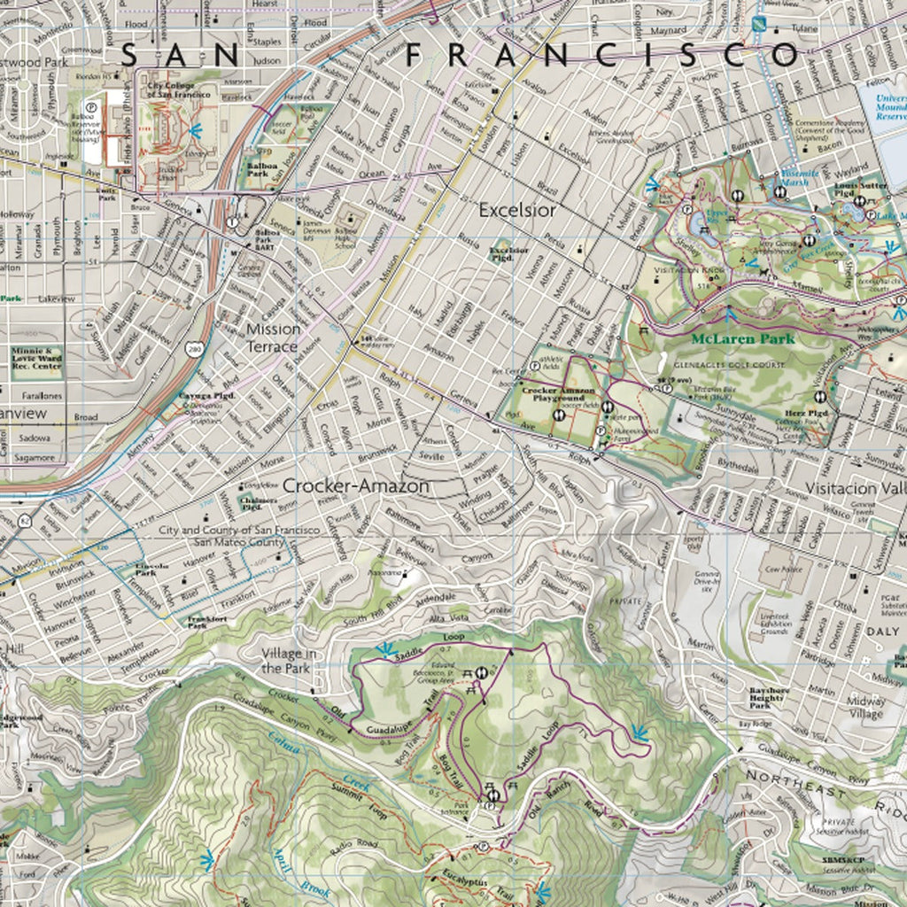 The Walkers Map of San Francisco