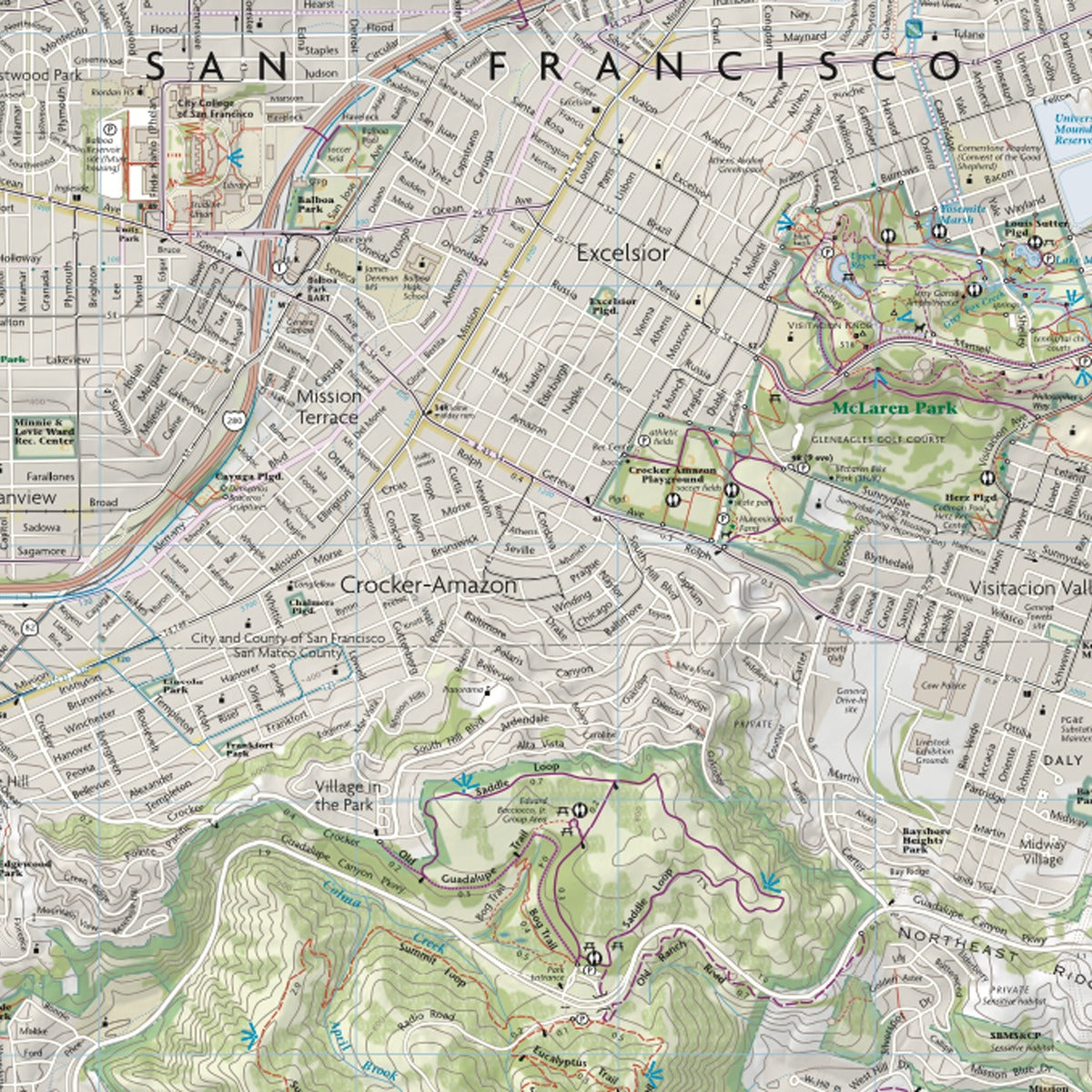 The Walkers Map of San Francisco