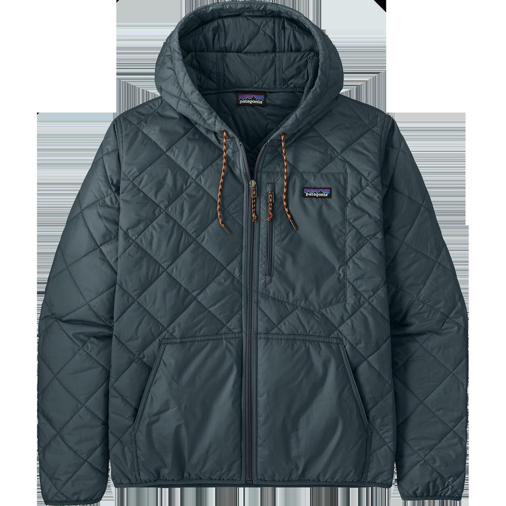Men's Diamond Quilted Bomber Hoody