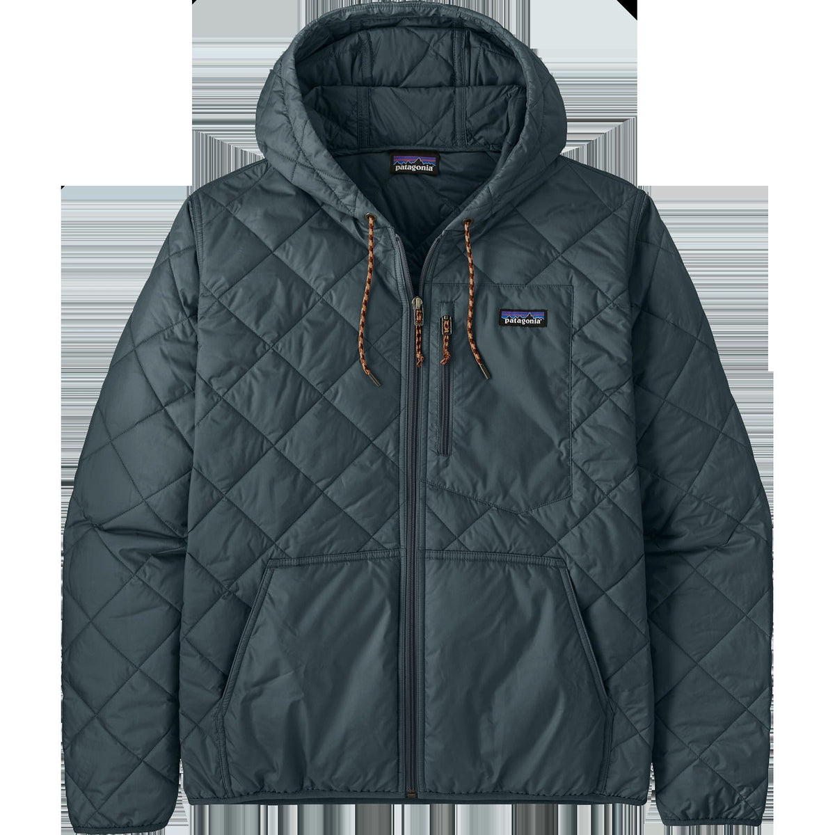 Men's Diamond Quilted Bomber Hoody