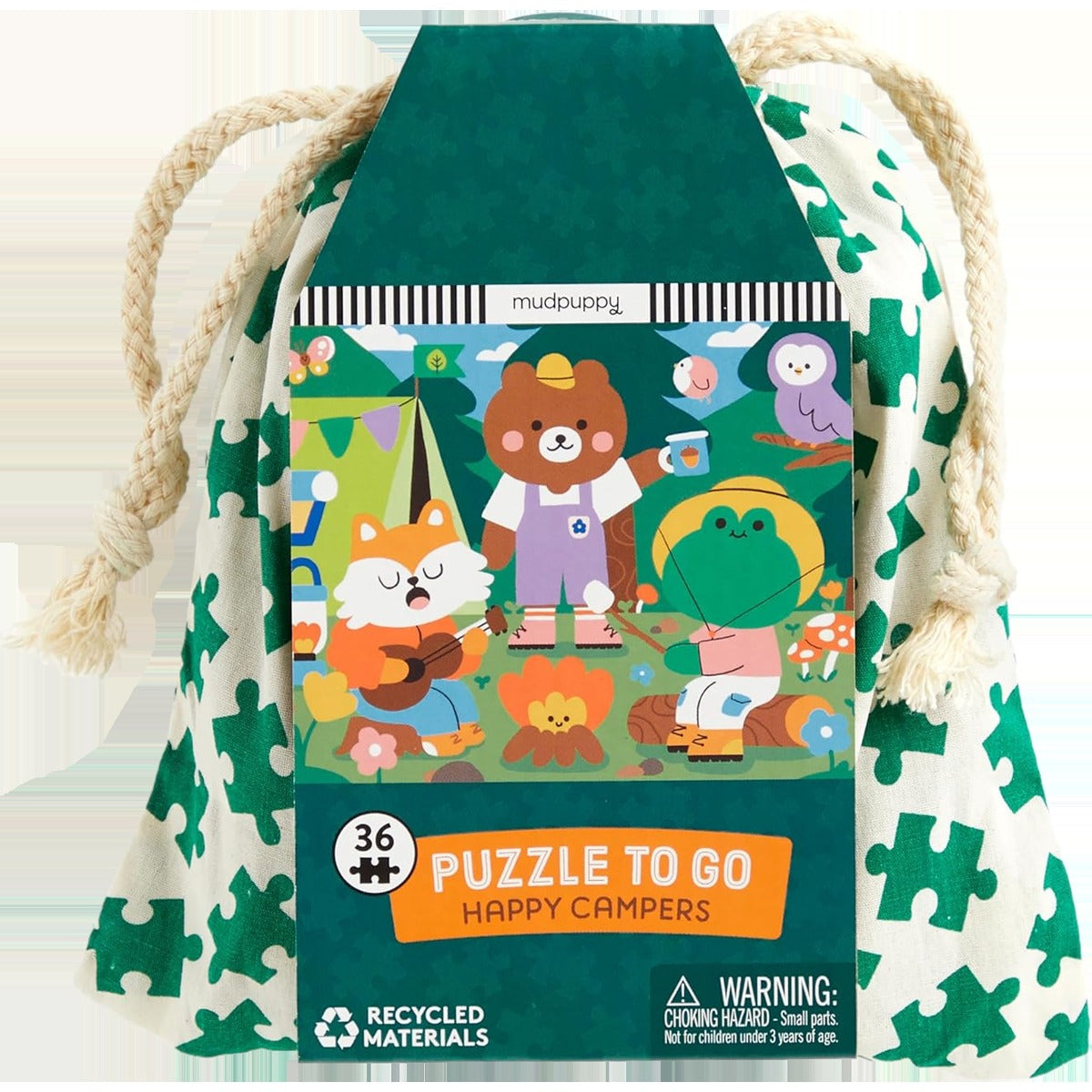 Mudpuppy Happy Campers 36 Piece Puzzle to Go